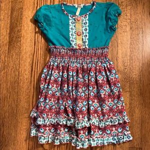 Fun print Matilda Jane dress.